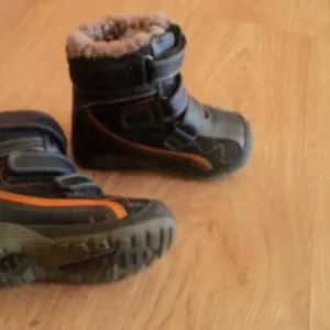 детские зимнии ботинки натуралка