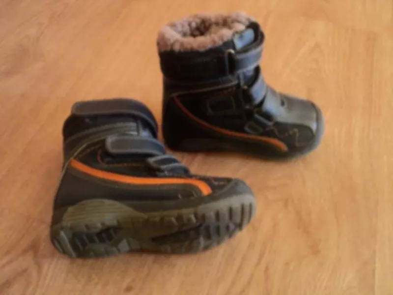 детские зимнии ботинки натуралка